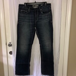 BKE (Buckle Brand) Bootcut Denim in a 32R (roughly a size 12) Dark Wash